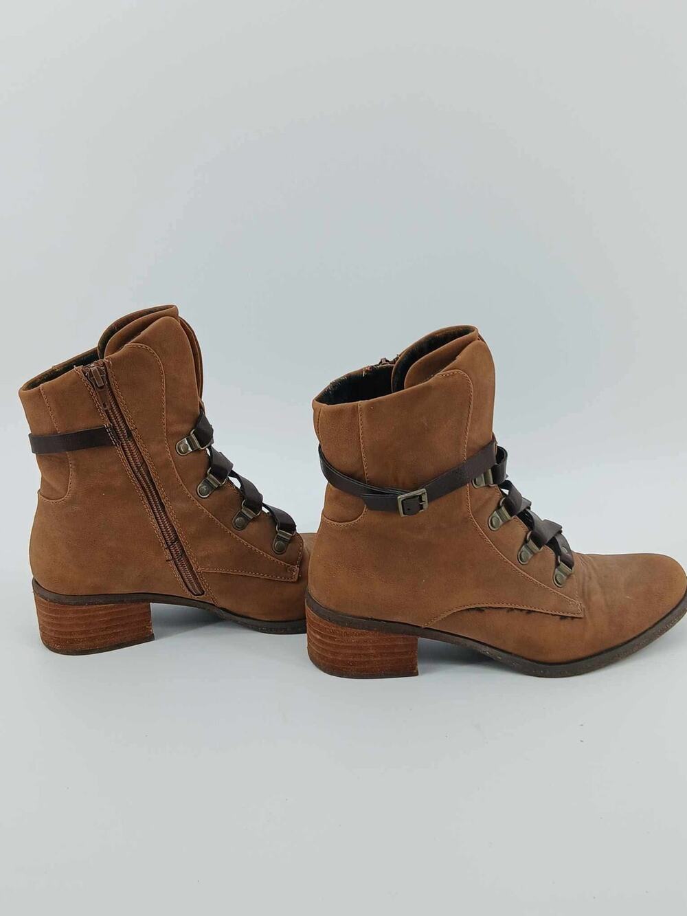 Nubuck leather ankle boots, Kork-Ease Reese